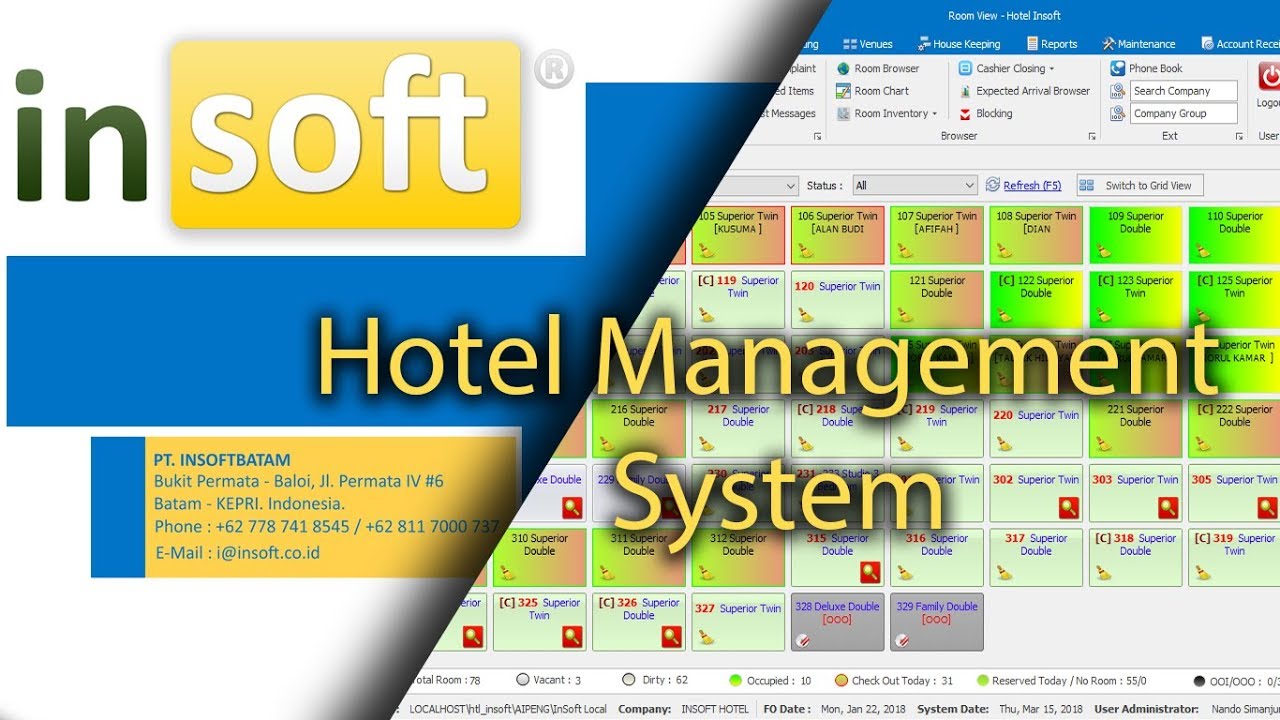 InSoft Hotel Management System