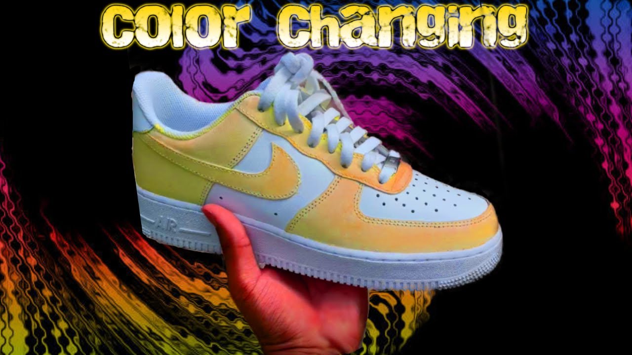 Custom Color Changing Air Force 1 (UV Light)