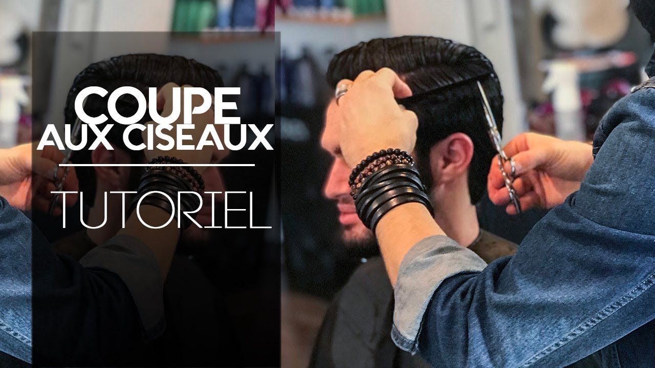 Coupe homme peigne ciseaux