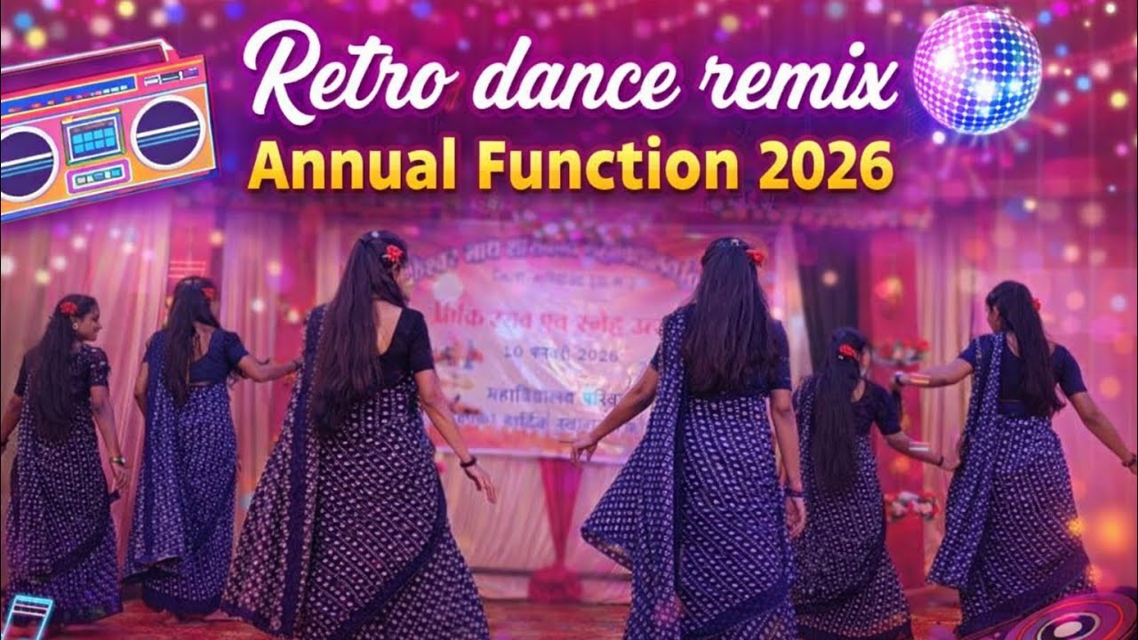 Dhal Gaya Din Ho Gayi Shaam ❤️ | Old Bollywood Retro Remix #retrodance #retrosongs #annualfunction 