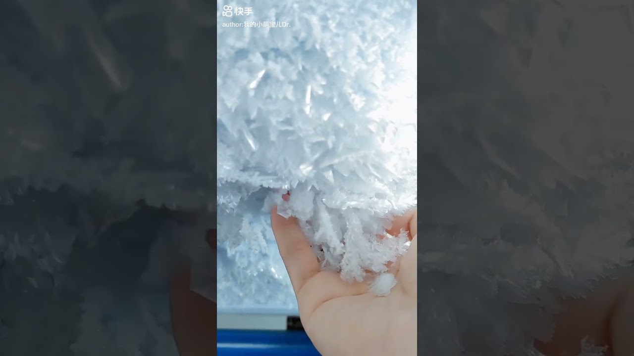 ASMR ICE EATING / FREEZER FROST MUKBANG / FROZEN SNOW FLAKES EATING / ICE EATING