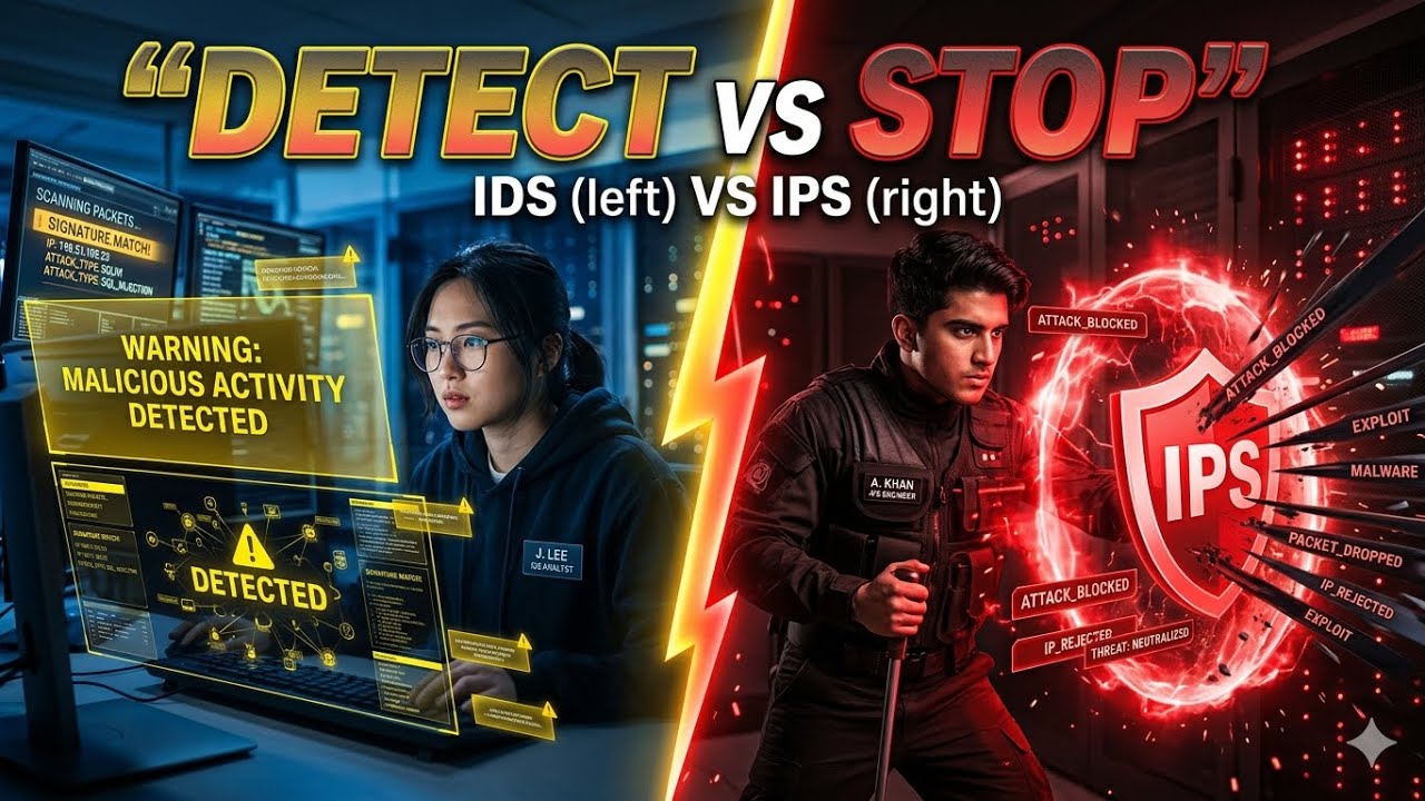IDS vs IPS | Cybersecurity Simplified