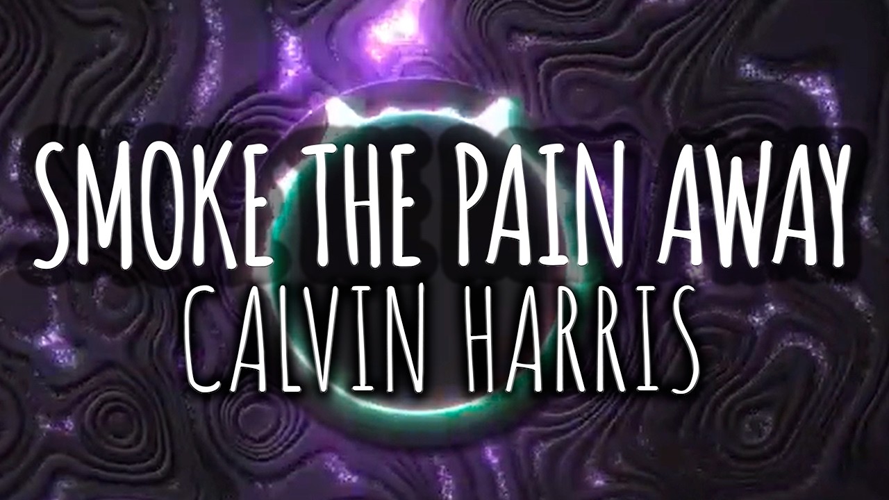 Smoke The Pain Away - Calvin Harris  -  Lyrics | 4K Futuristic Visuals