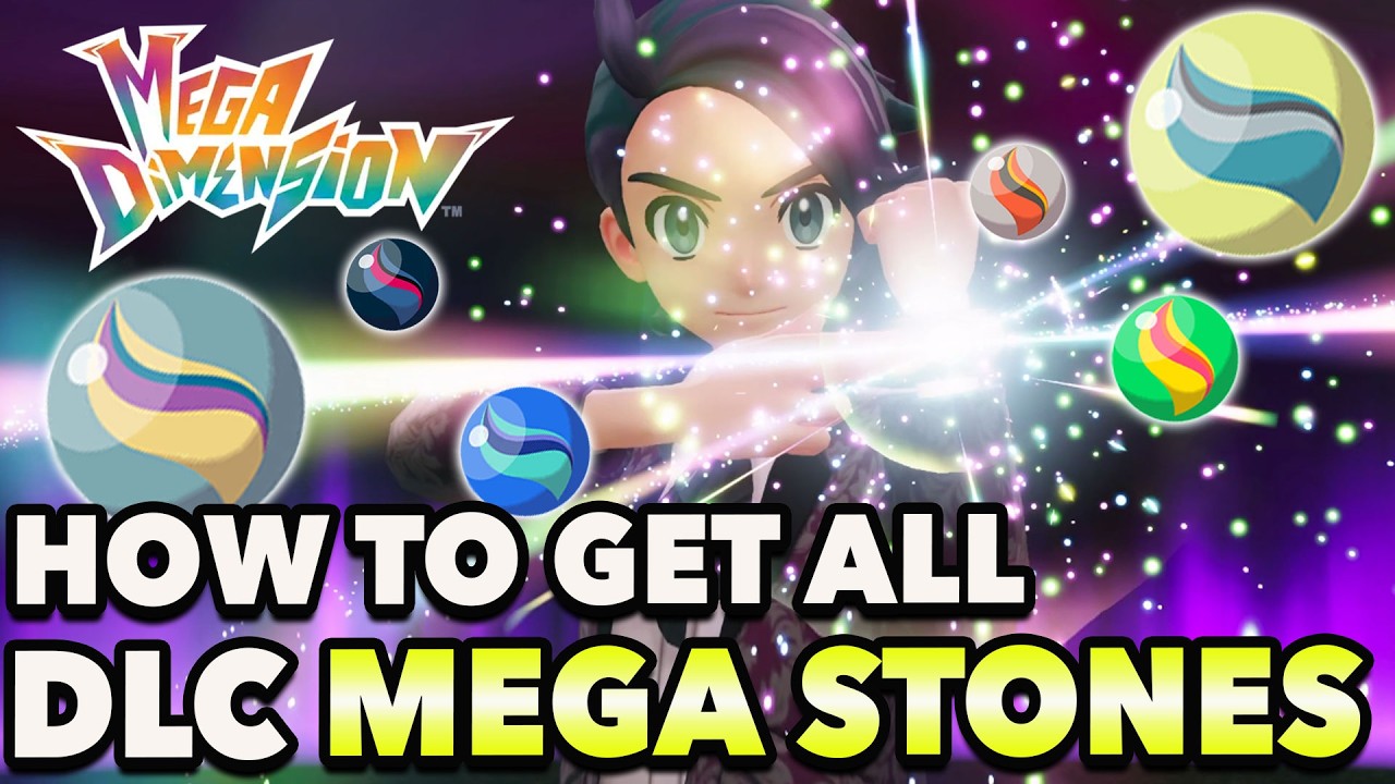 How to Get ALL Mega Stones in the Mega Dimension DLC Pokemon Legends Z-A