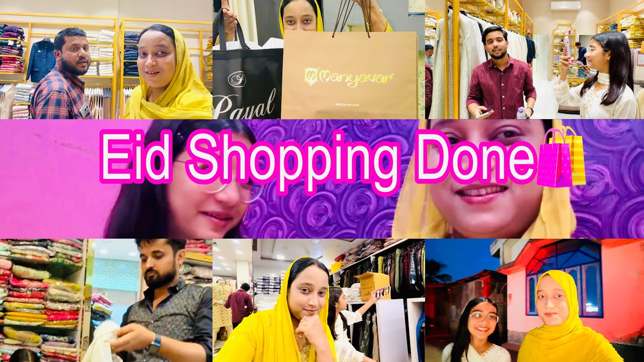 Eid Shopping Done🛍️