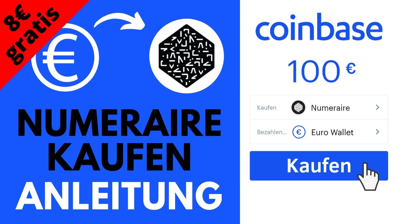 Numeraire (NMR) kaufen auf Coinbase (+8&euro; geschenkt) ✅ Anleitung