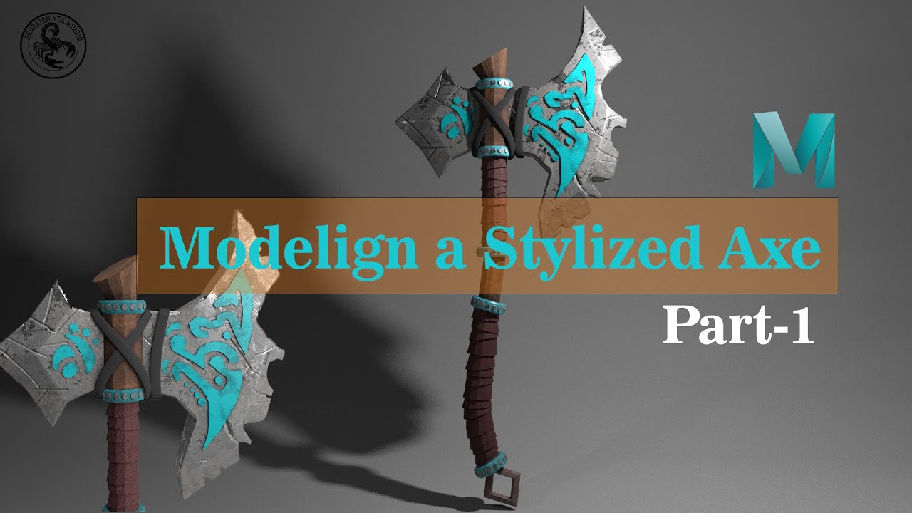 Modeling a Stylized Axe in Maya
