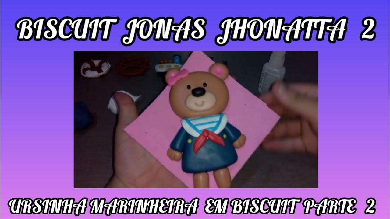 🐻🧥 Como Fazer Ursinha Marinheira Em Biscuit PARTE 2  .