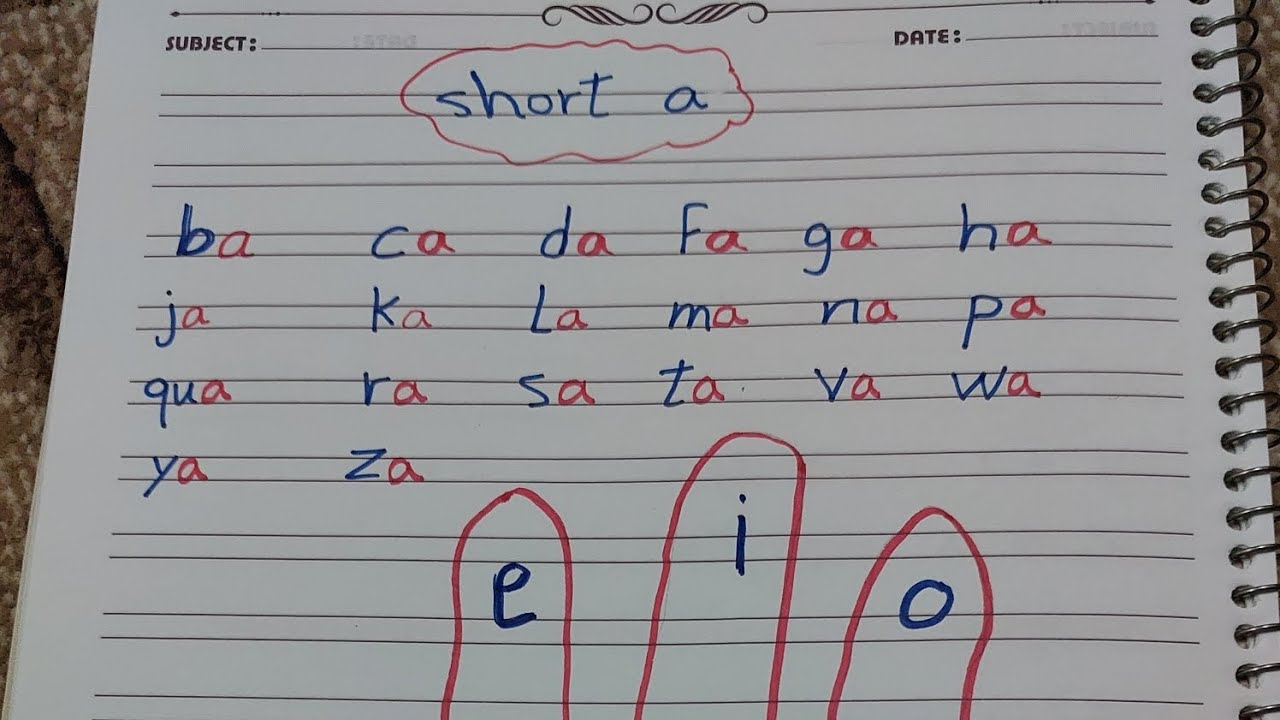 تكملت short a ..وقراءة كلمة من ثلاثة حروف  بأسهل طريقة ممكن تتخيلها 👌