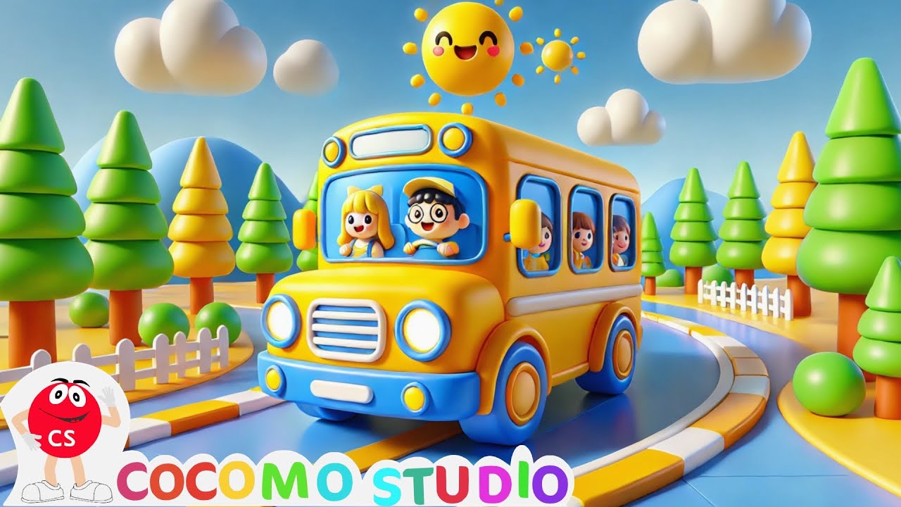 Wheels on the Bus Song for Kids | Nursery Rhymes and Kids Songs Collection