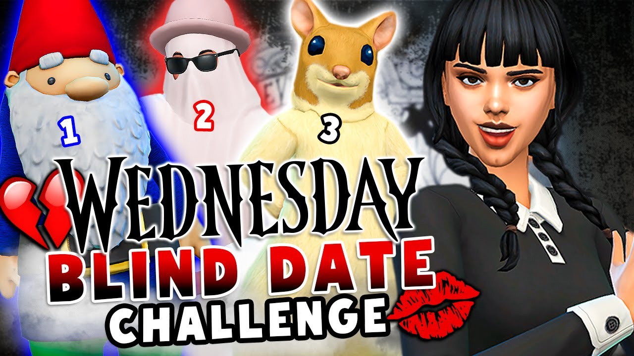 Ich zwinge WEDNESDAY auf 3 DATES zu gehen?! 😈💀BLIND DATE Challenge: WEDNESDAY Edition