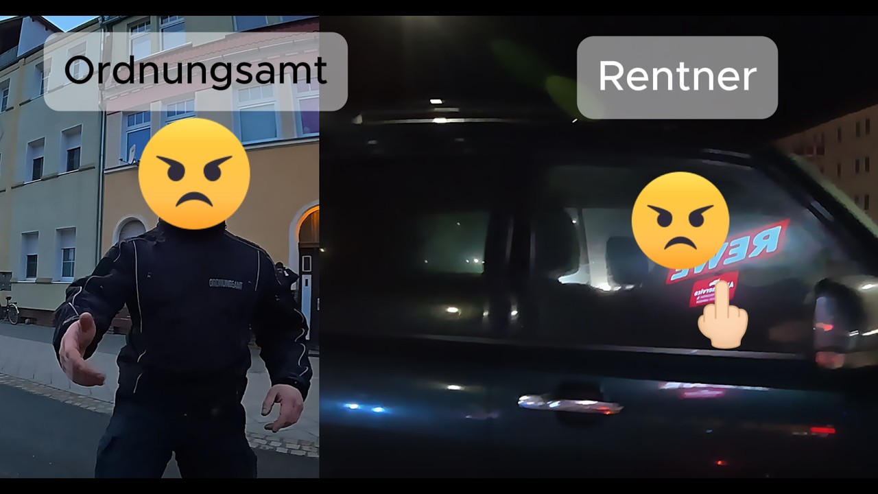 ERSTE FAHRT 😳 Ordnungsamt greift ein – FAST UNFALL!