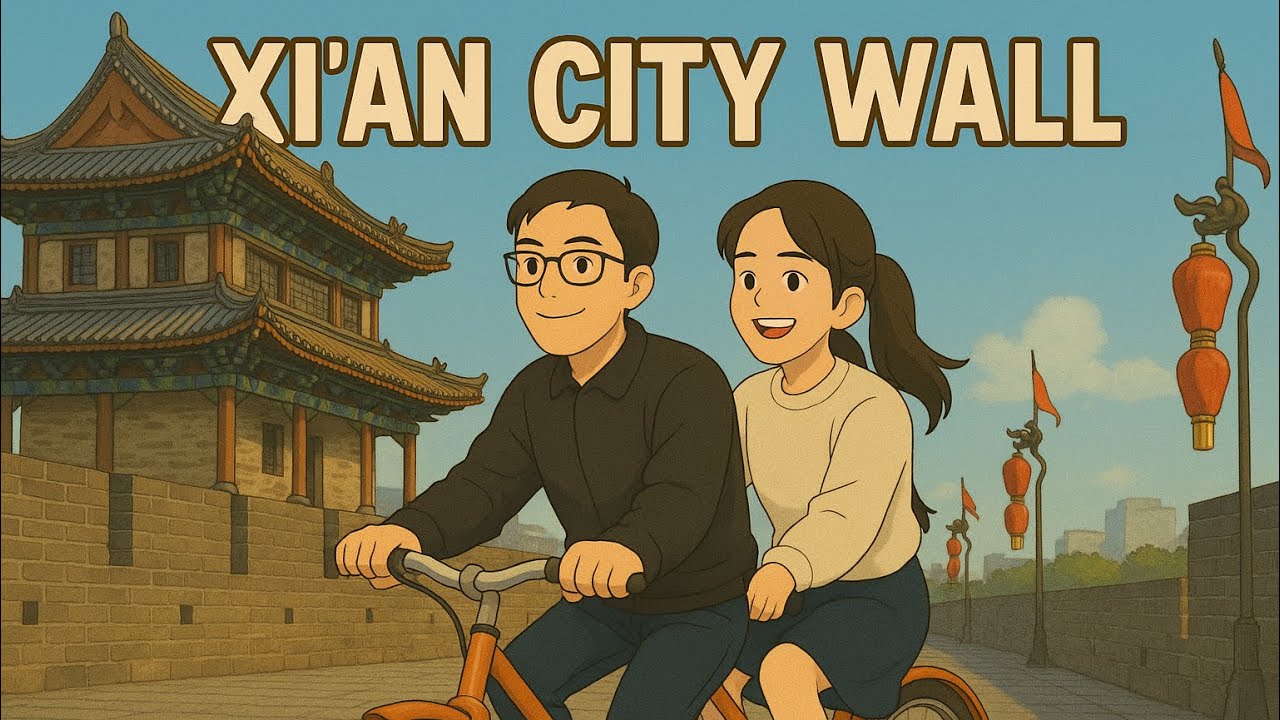 I ride bike through City Wall in Xi’an | Tuk Tuk Ride & Muslim Quarter Tour!