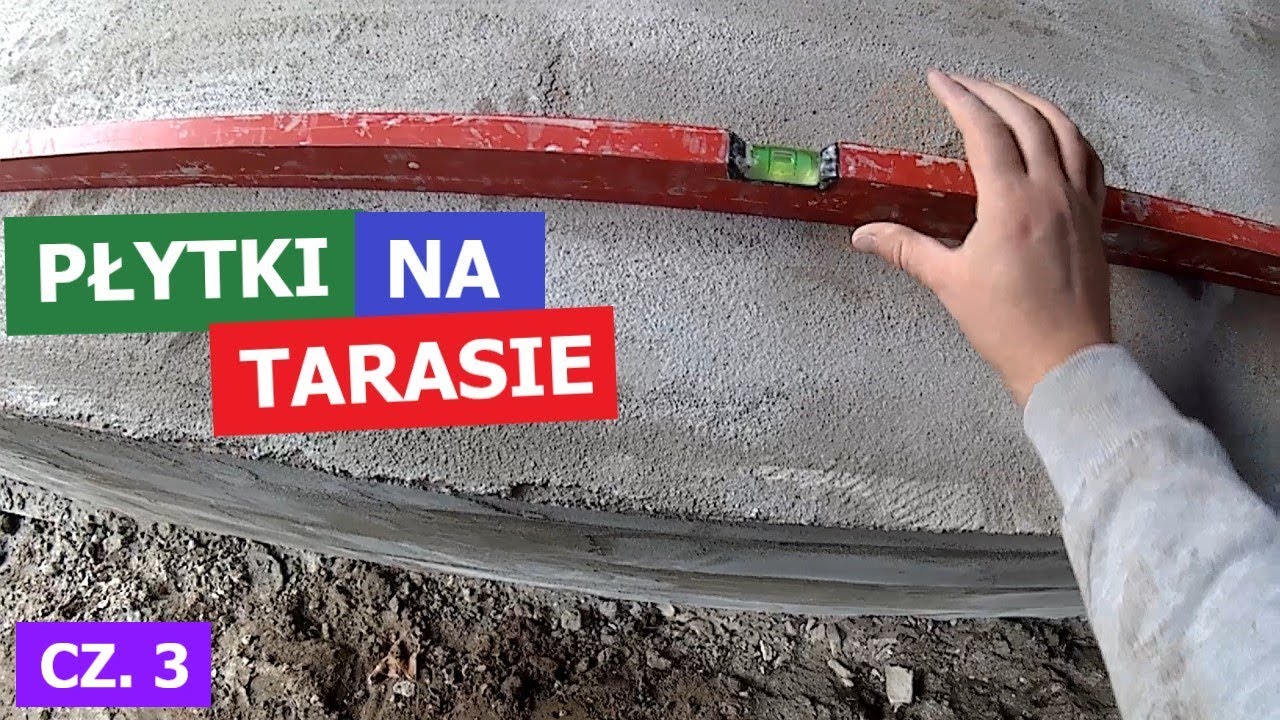 Płytki na tarasie #3 Zaprawa Wodo i Mrozoodporna