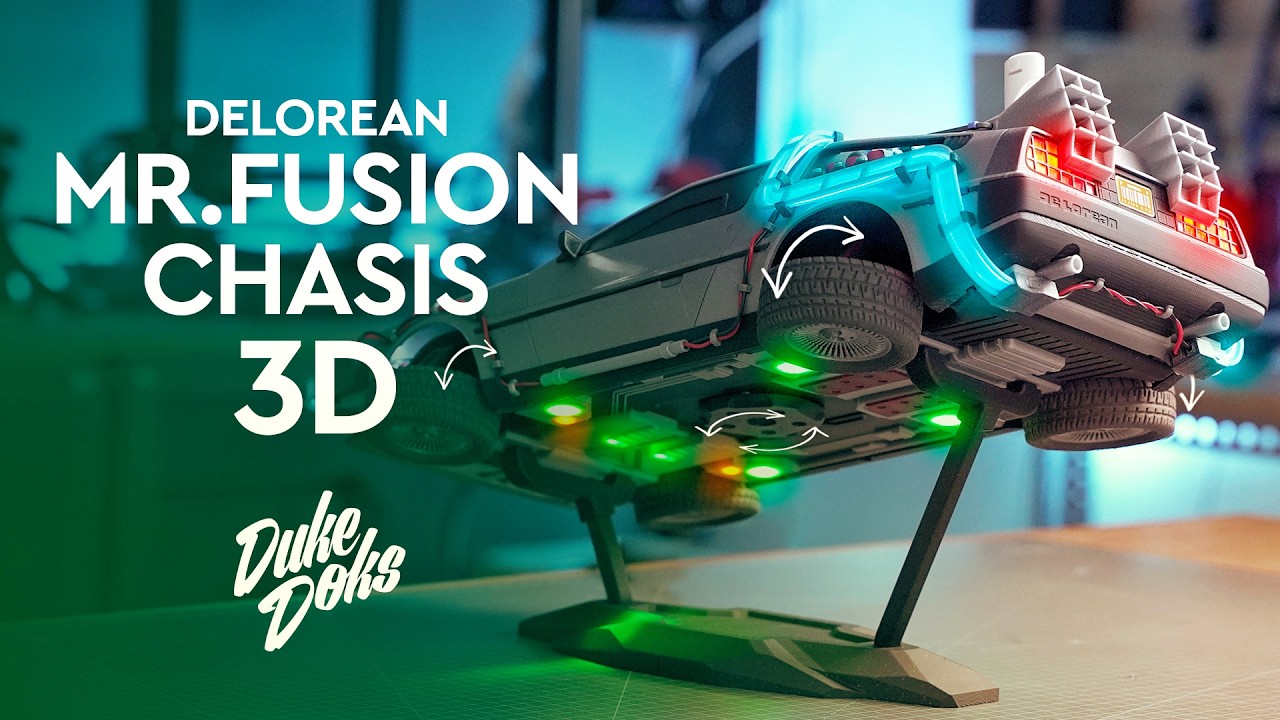 ☄️ MODS Back to the Future II / MR Fusion + Stand + Chasis vuelo