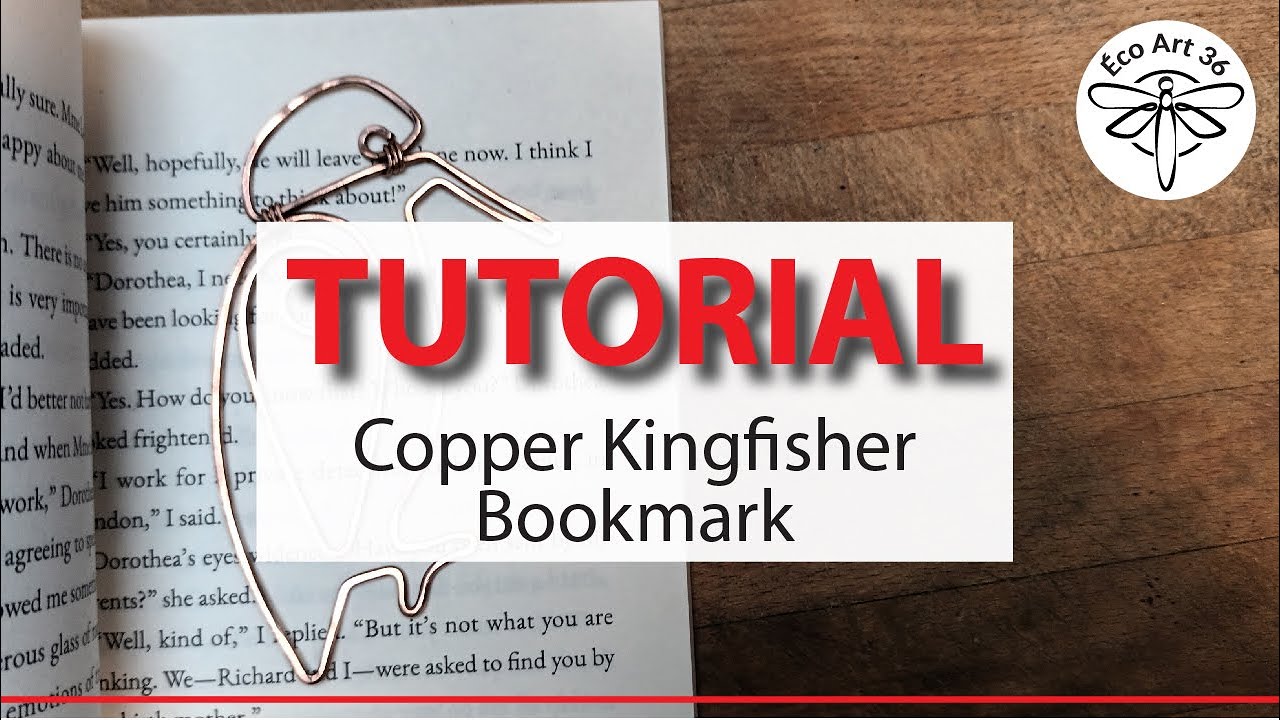 TUTORIAL | How to make a copper wire kingfisher bookmark