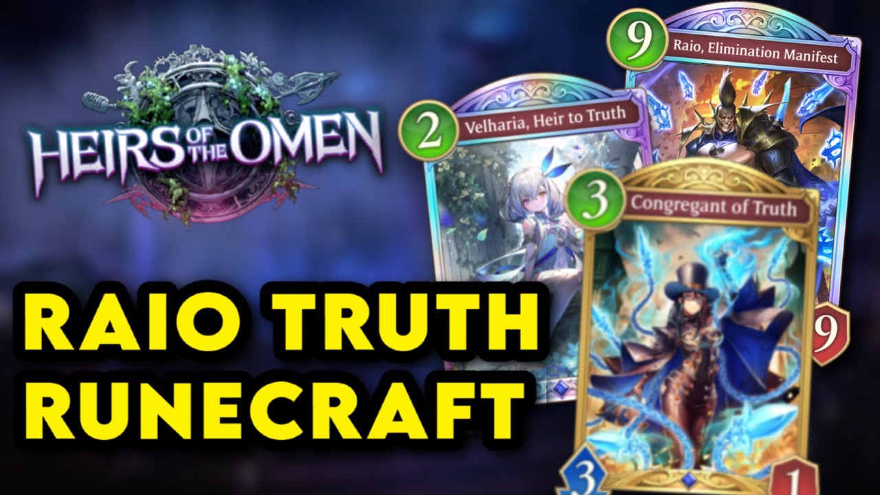 I JUST GOT 75% WIN RATE WITH THIS WEIRD RAIO DECK | Truth Runecraft Shadowverse Worlds Beyond