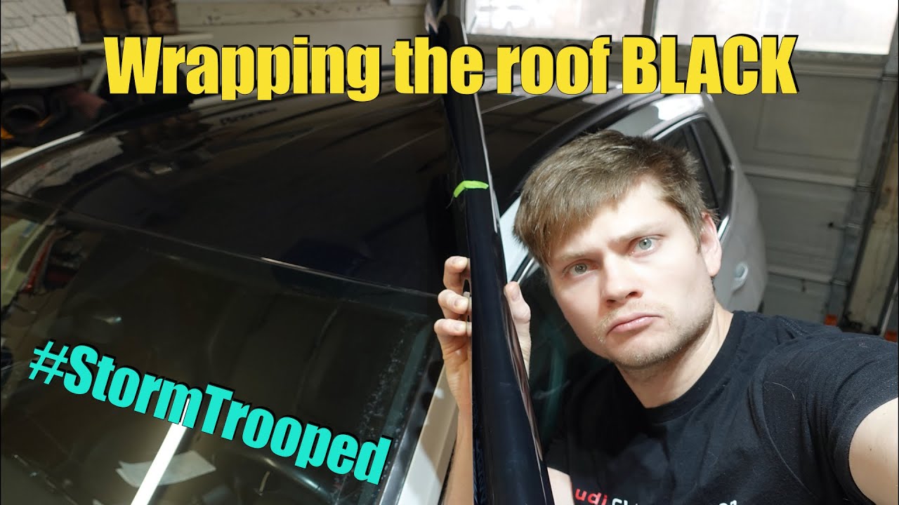 Wrapping the roof BLACK