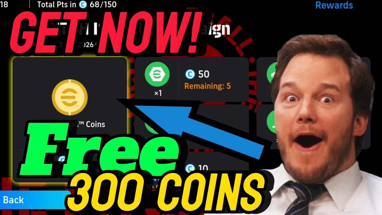 How To Get FREE 300 Coins From eFootball Campaign Hub 💰🔥 | eFootball 2026 Free Coins Guide
