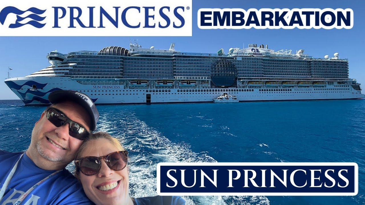 Sun Princess Embarkation 7 Night Cruise | Ship Tour | FOOD | Cove Balcony #lifewithfavorprincess