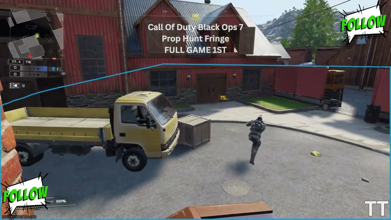 Call Of Duty Black Ops 7 Prop Hunt Fringe FULL GAME 1ST [Tina Tormented] COD BO7 Gameplay