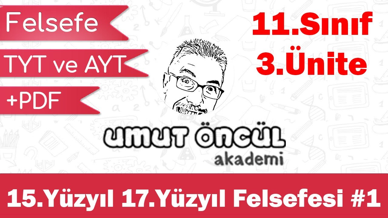 Felsefe | 11.Sınıf | 3.Ünite | 15.Yüzyıl 17.Yüzyıl Felsefesi #1 | +PDF