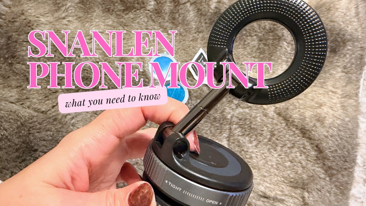 SNANLEN Best MagSafe Car Mount for iPhone 17 Pro? Testing the Nano Gel Vacuum Strength