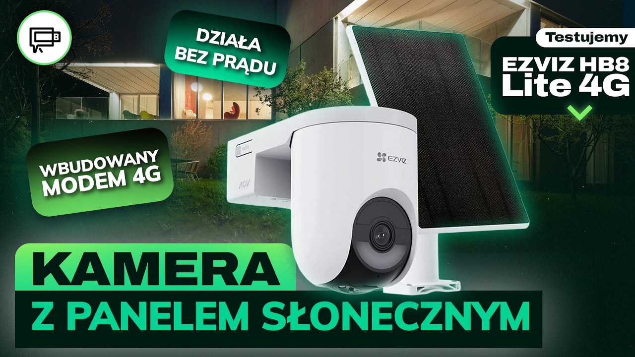 EZVIZ HB8 Lite 4G 📹 Kamera BEZ prądu i BEZ Wi-Fi 🤯 [TEST & RECENZJA]