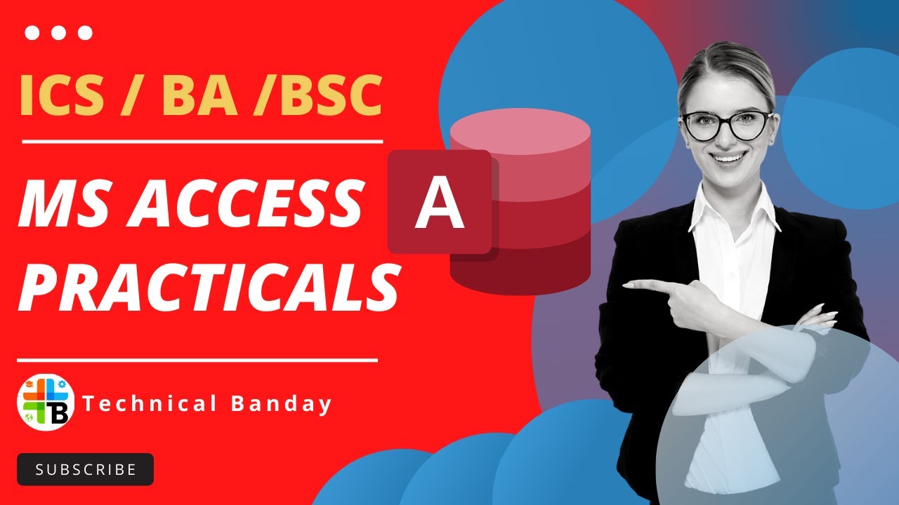 Punjab University BA BSc Computer Studies Practical Part II - MS Access - DBMS