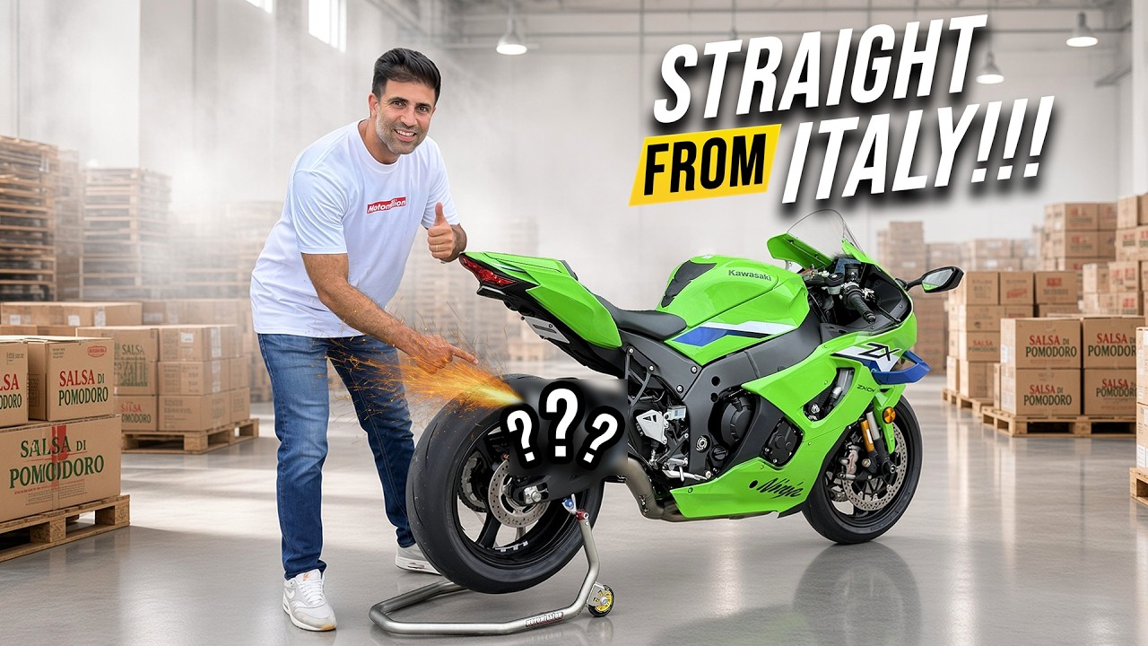 На Kawasaki ZX-10R установили самый УНИКАЛЬНЫЙ выхлоп из всех!