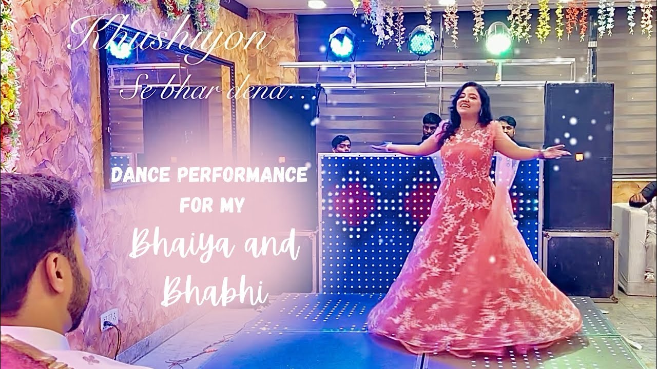 Engagement Dance Surprise for Bhaiya & Bhabhi 💍 | New Bhabhi Song + Aaj Hai sagai |Sagan Performance