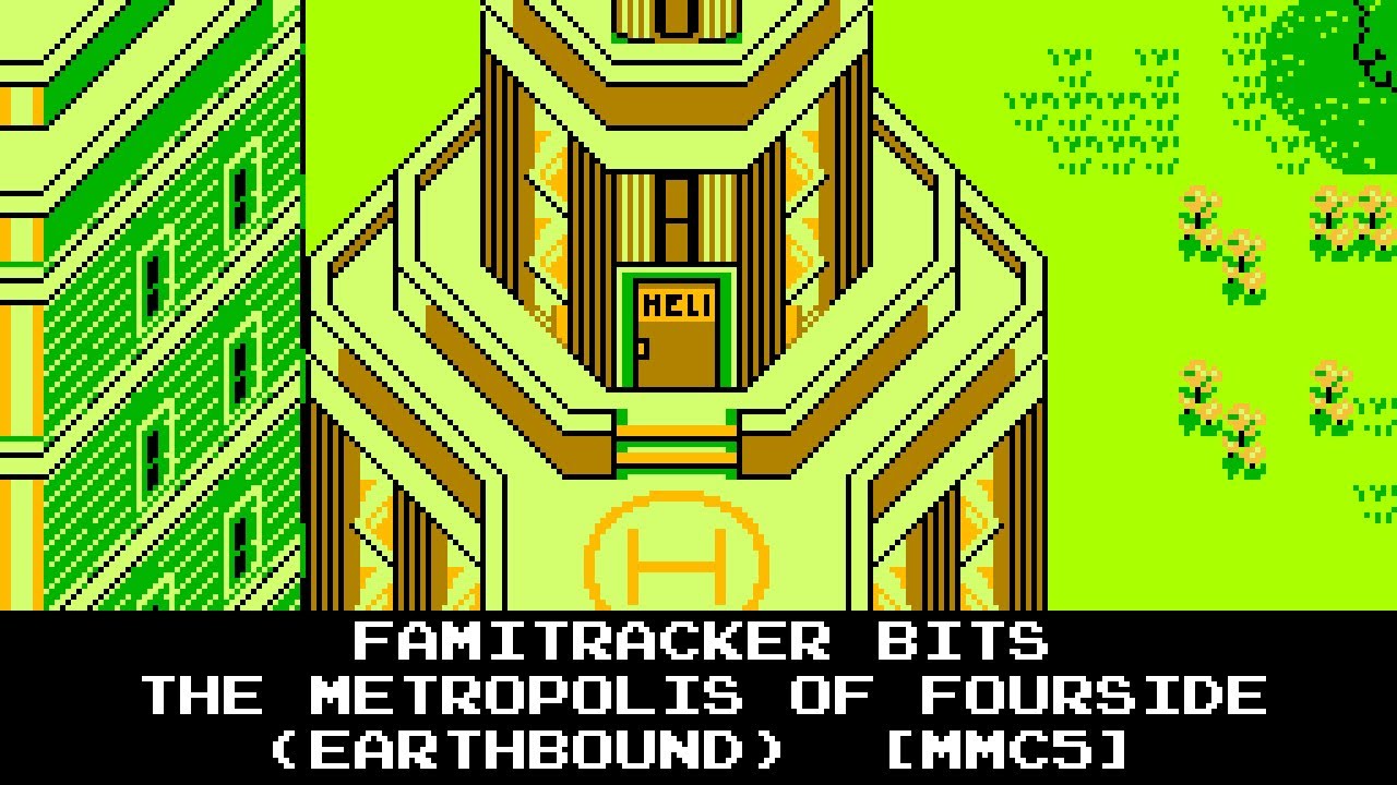Famitracker Bits - The Metropolis of Fourside (Earthbound) [MMC5]