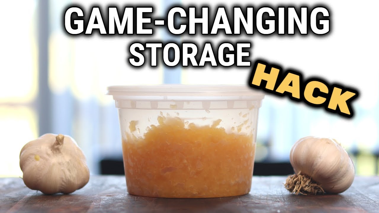 The Best Minced Garlic Storage Method