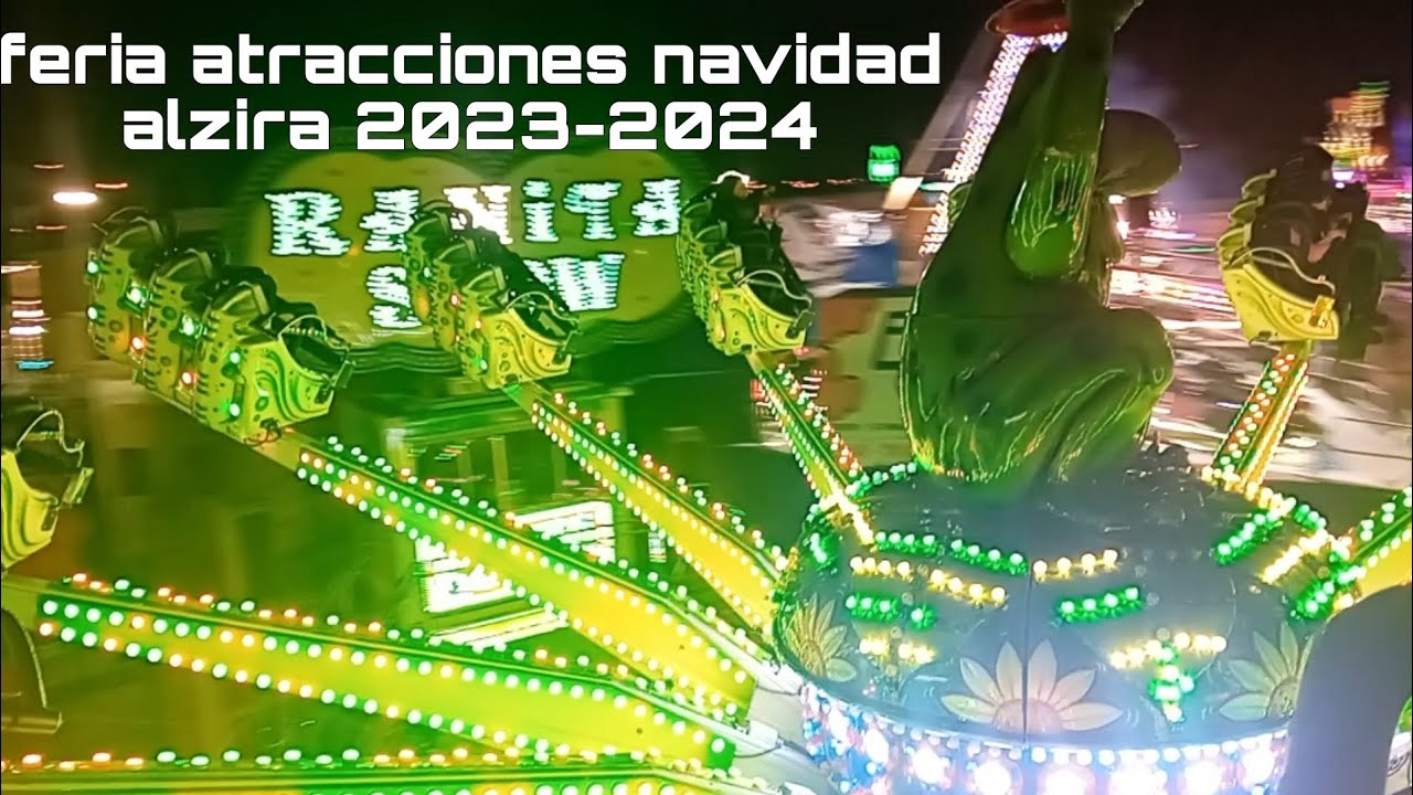 feria de atracciones navidad alzira 2023-2024