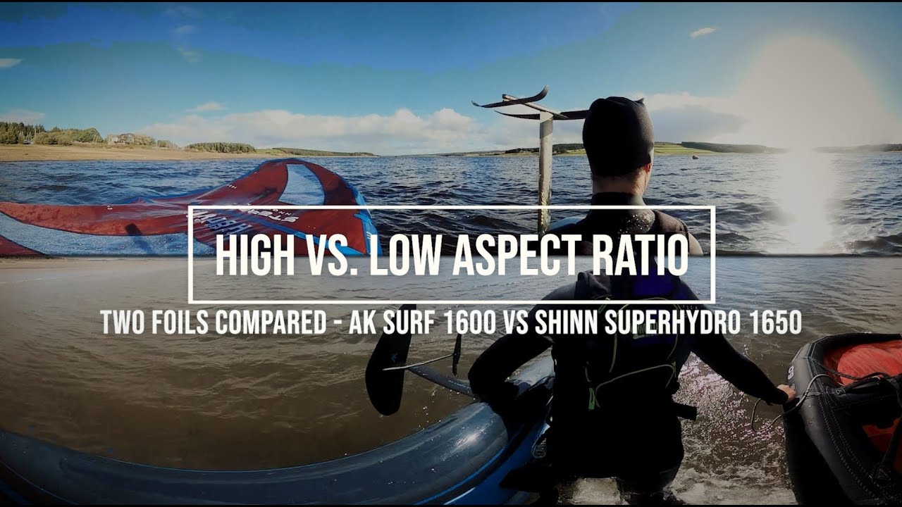 2 Foils compared : High vs Low Aspect Ratio