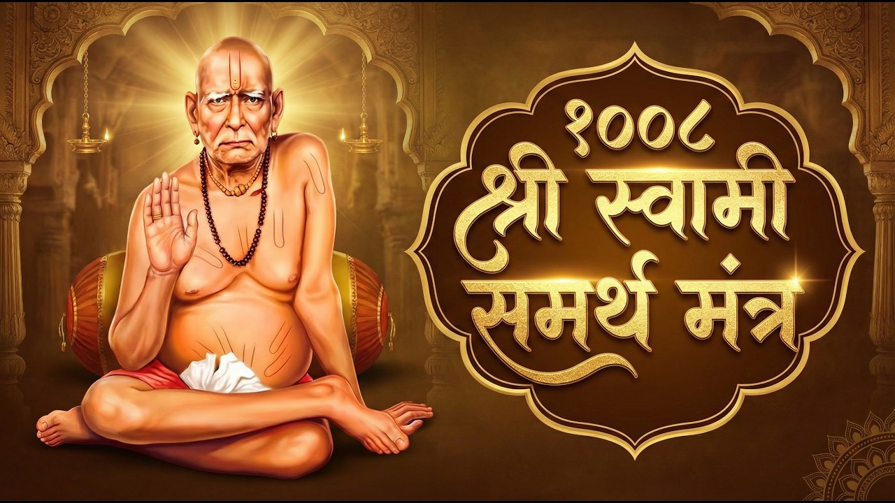 Swami Samarth Mantra Jaap | तुमची प्रत्येक इच्छा पूर्ण करणारा चमत्कारी स्वामी समर्थ जप #swamisamarth