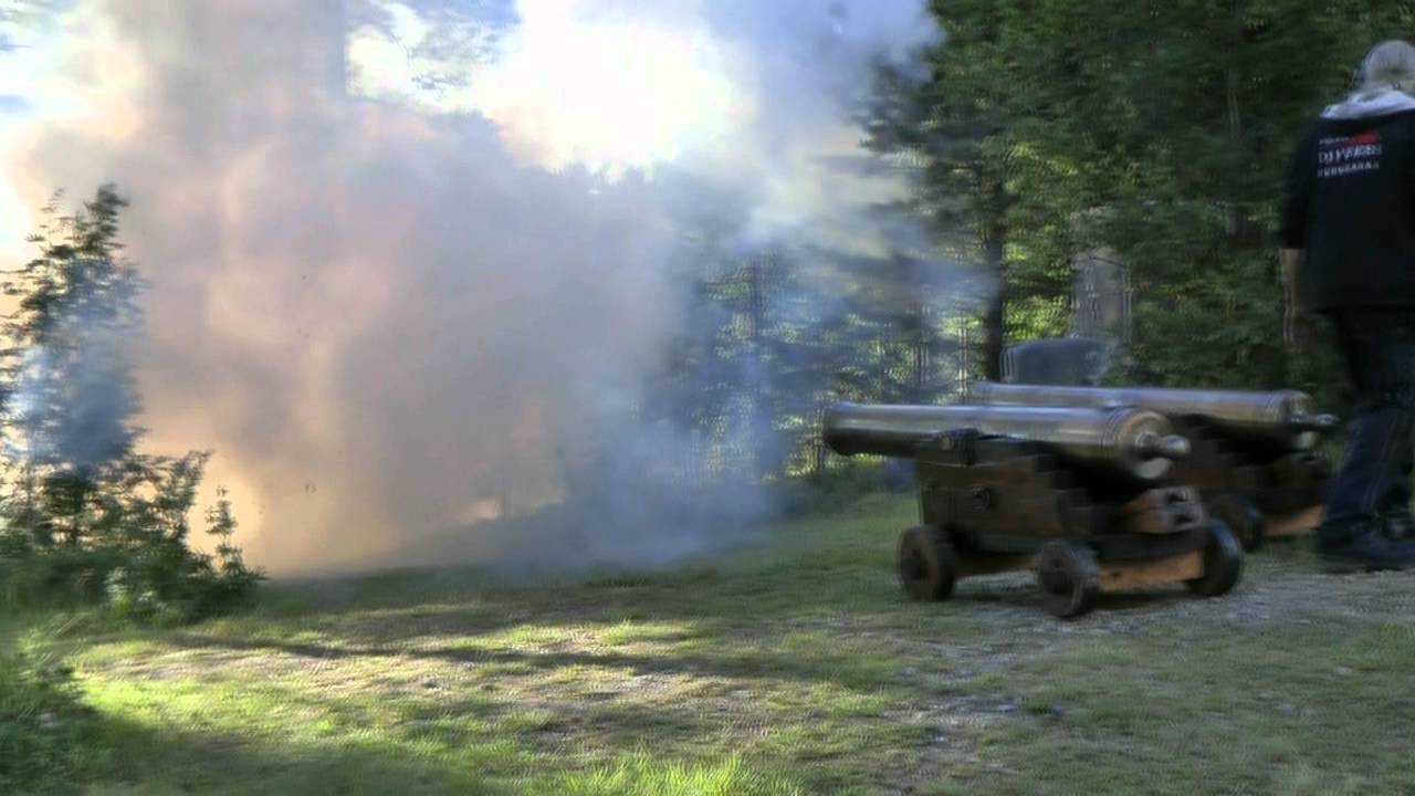 Salut vid NM i svartkrutsskytte 2011