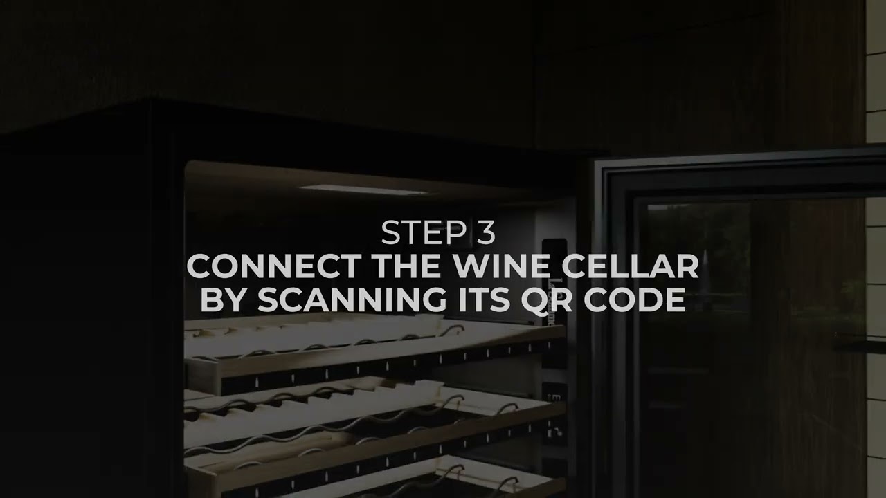 How to get started with your connected, Made in France La Sommelière ECELLAR ageing wine cabinet