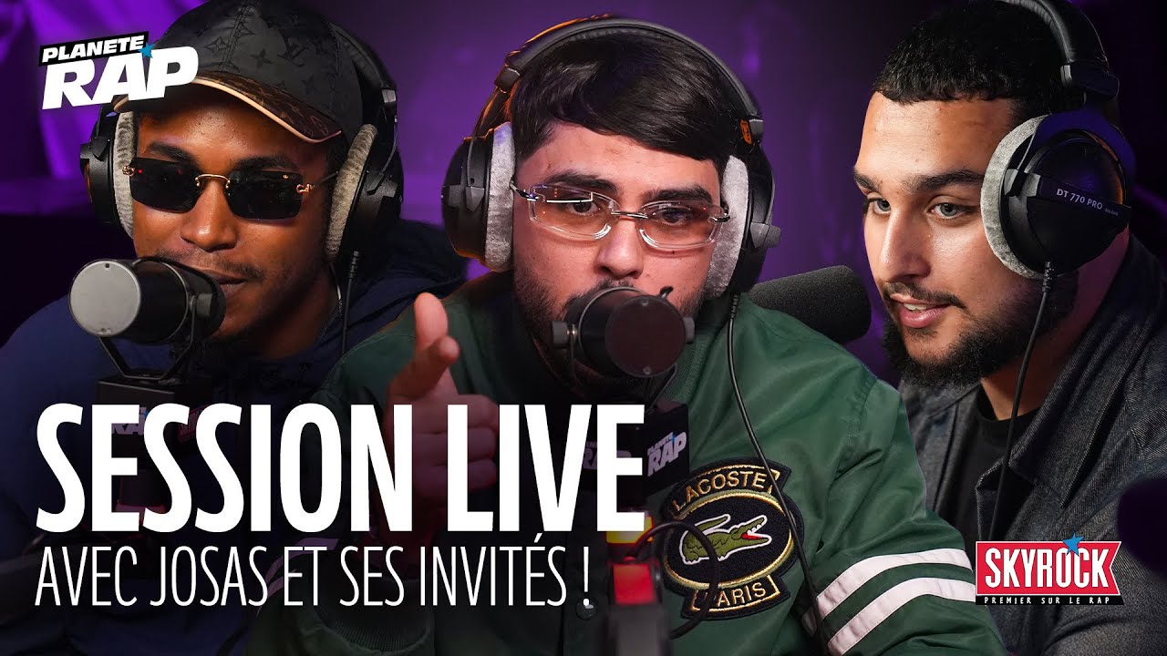 SESSION LIVE avec Josas, Sasso, L'Allemand, Jayel, Ma2ny, Mecra ! #PlanèteRap