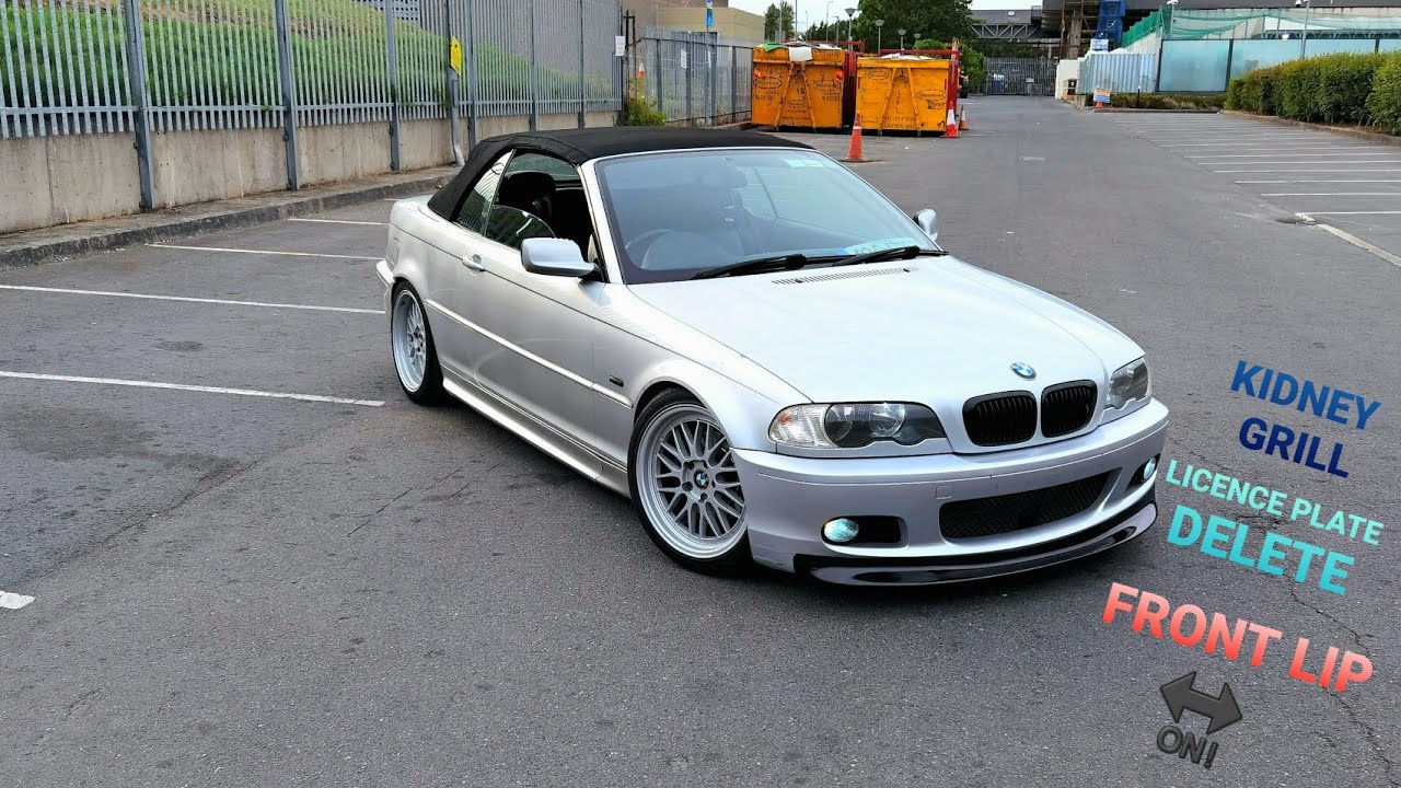 BMW E46 FRONT CSL LIP INSTALL AND MORE