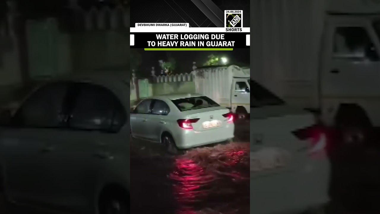 Heavy rainfall in Gujarat&rsquo;s Dwarka leads to water logging; IMD predicted thunderstorm
