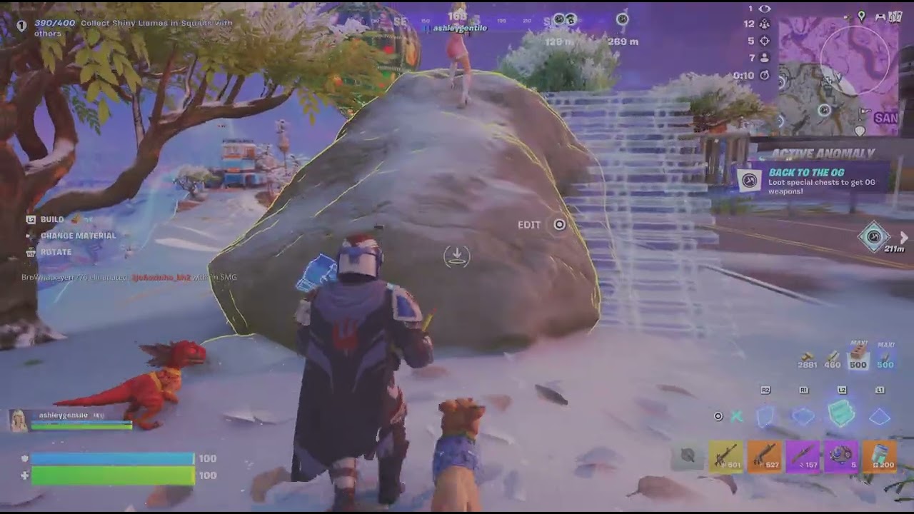 Epic win, I was carried again