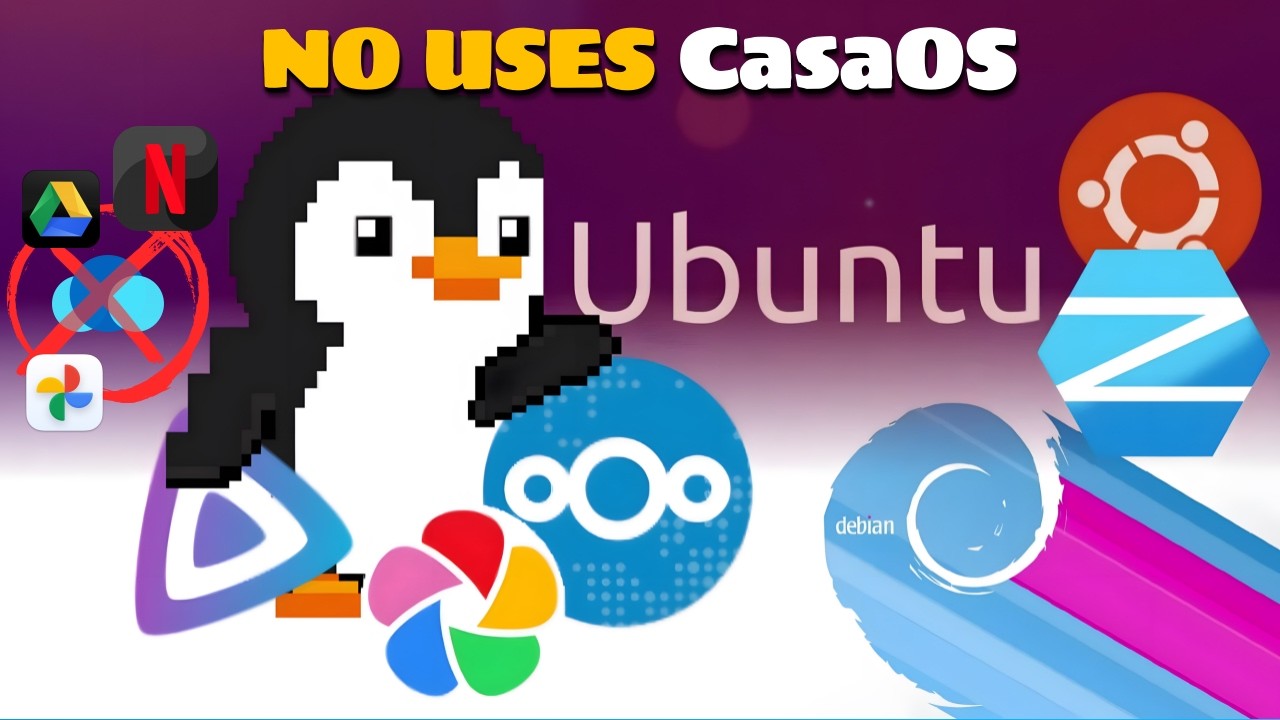 Deje de usar Casaos y NO COMPRES el  ZimaBoard Server - Remplaza Netflix en Linux