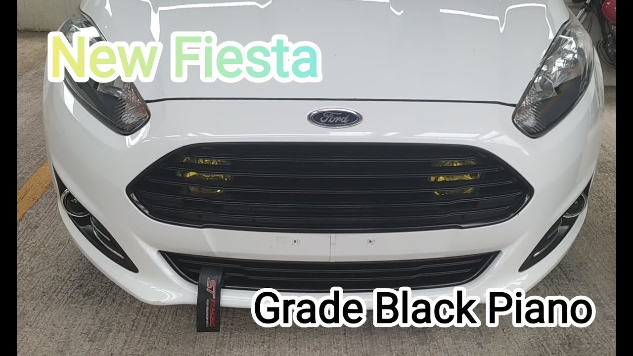 Removendo e Pintando a Grade do New Fiesta de Black Piano