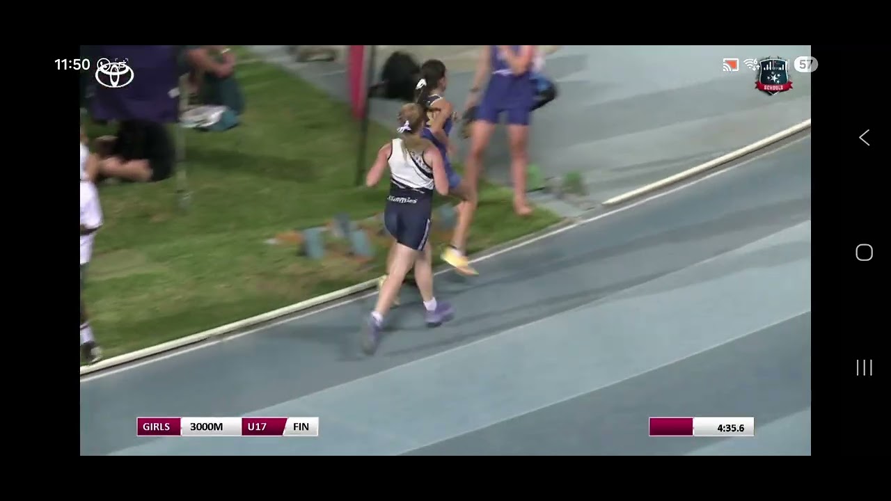 Leandri Pretorius U17 3000m Affies Invitational 9:54