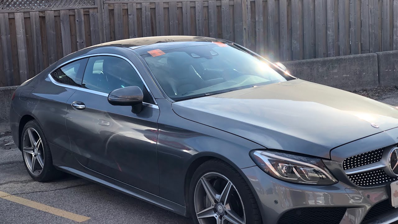 2017 Mercedes Benz  C300 Windshield Replacement (coupe)