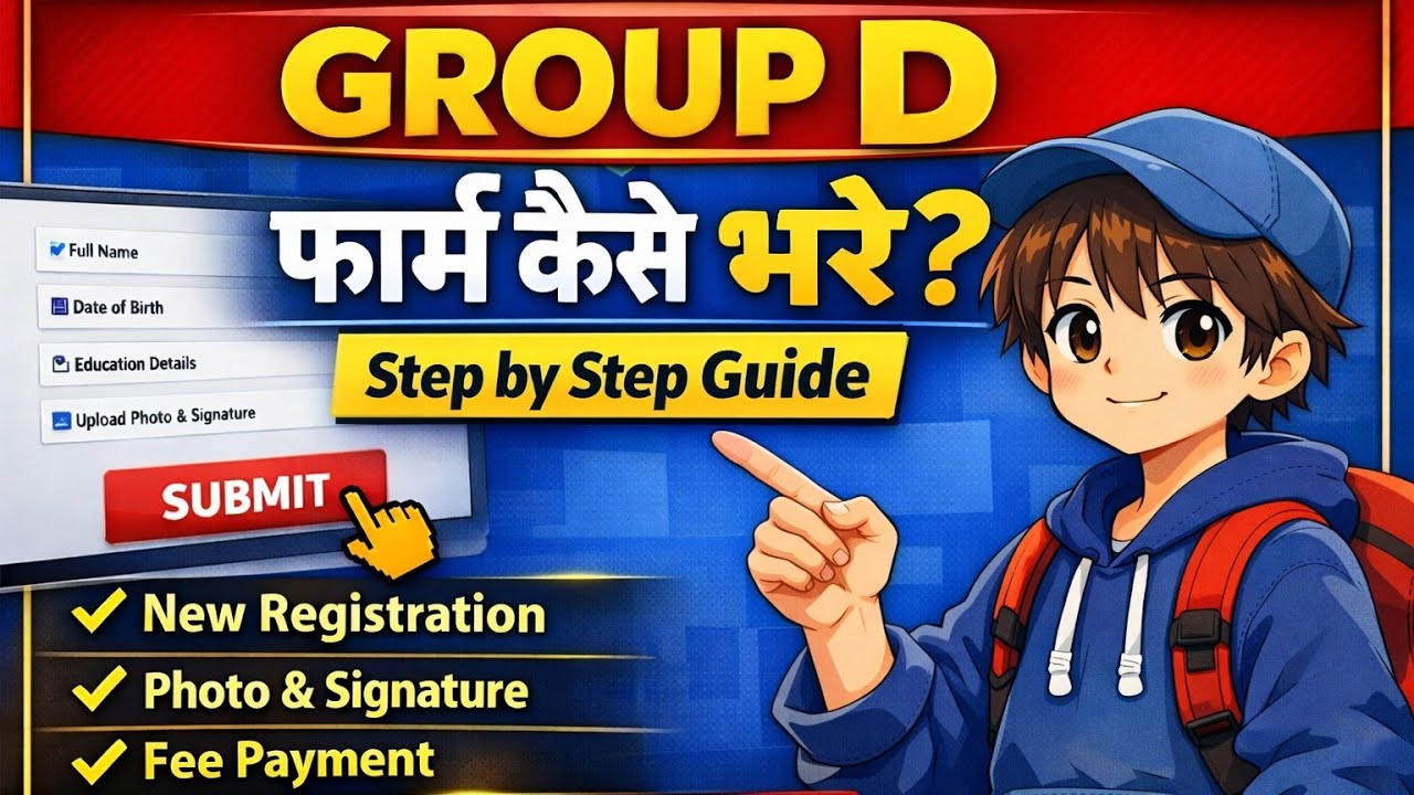 Railway RRB Group D Online Form 2026 Kaise Bhare | How to fill RRB Railway Group D Online Form 2026
