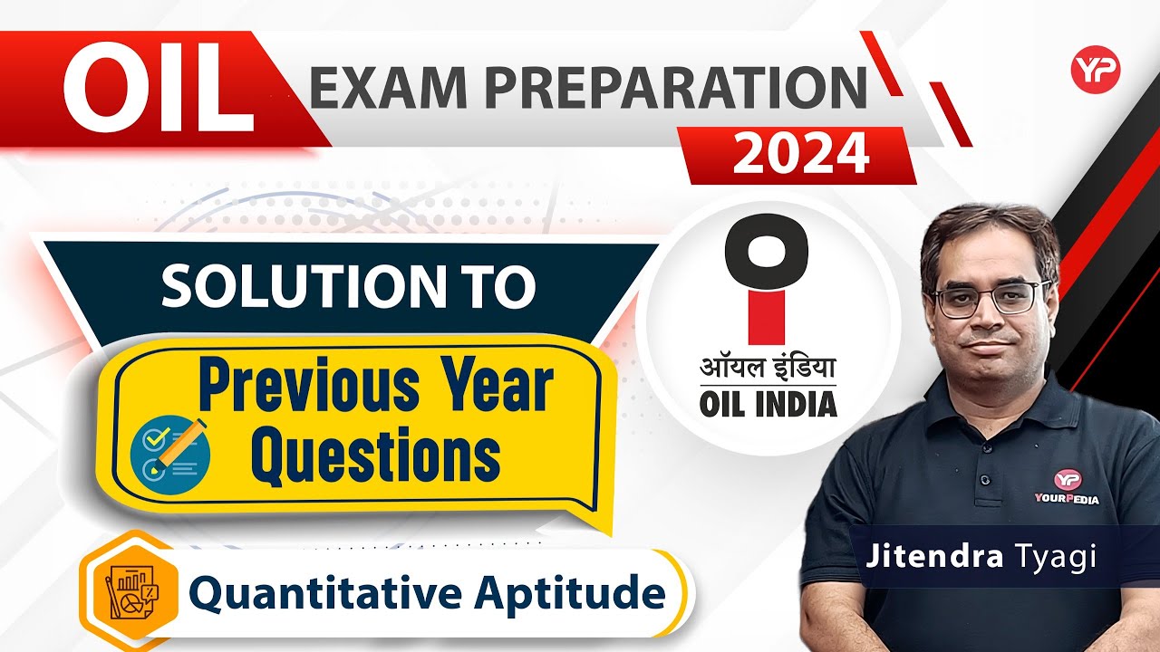 OIL Quantitative Aptitude, Solutions to previous year | OIL ME, Electrical 2024 exam preparation