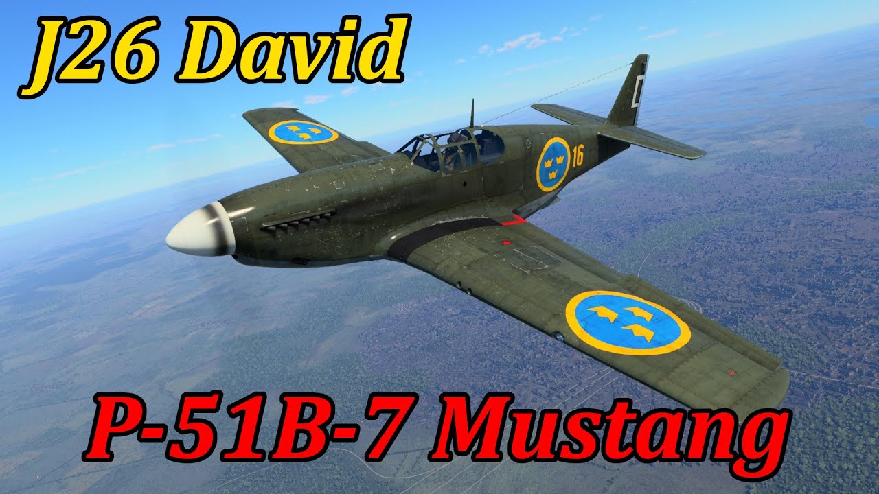 Darmowy Szwedzki Mustang | J26 David | War Thunder