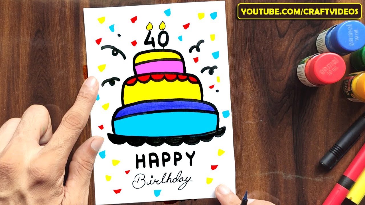 40TH BIRTHDAY CARD IDEAS